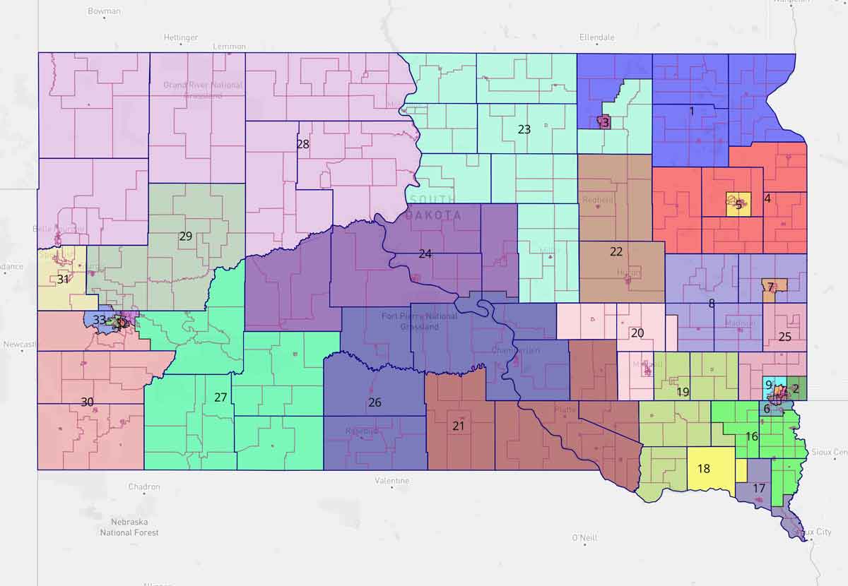 Senate Redistricting approves map on 52 vote South Dakota Political News